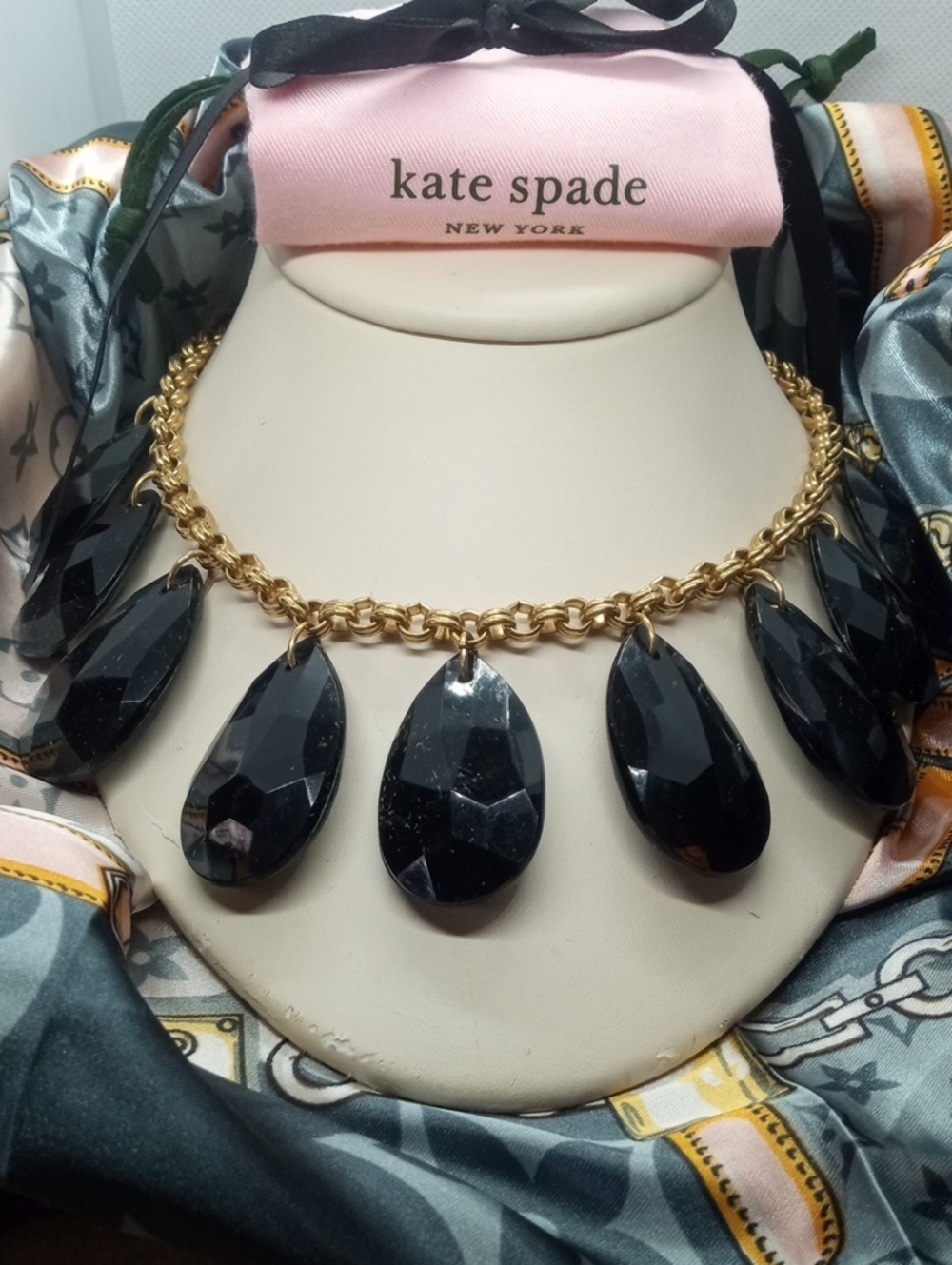 KATE SPADE BRIOLETTES DROPLETS NECKLACE